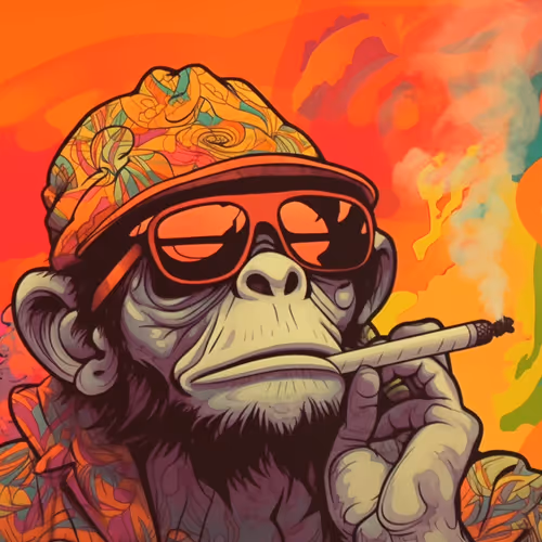Smoking Monkey Apes