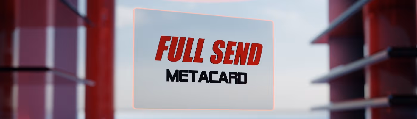 FULL SEND METACARD NFT banner