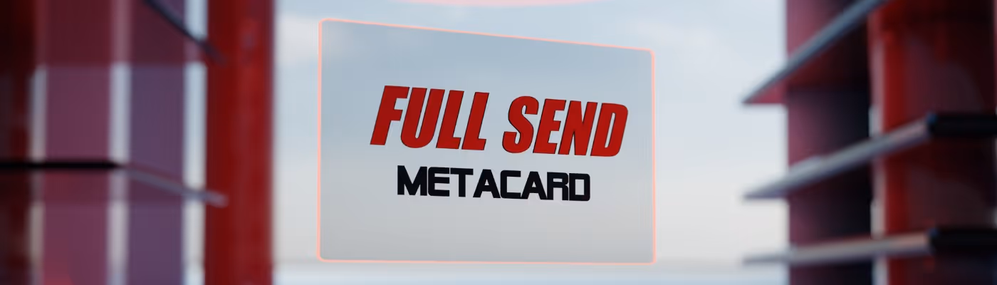 FULL SEND METACARD NFT banner