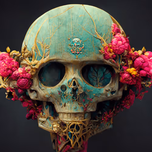 ai art skulls