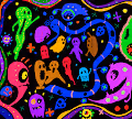Little cute ghosts