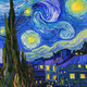 Starry Night - style of Vincent Van Gogh's