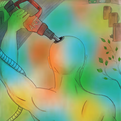 Art colors life