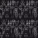 Trippie Crypto Pattern ( vibrant and black and white )