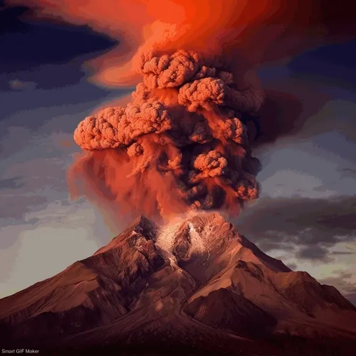 Volcanic Eruption Views