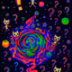 Whimsical Cosmic Cats