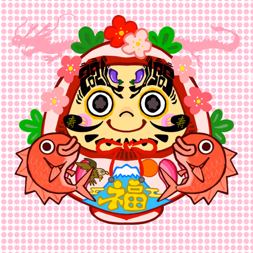 CryptoDarumArt Collection Season2