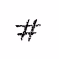 Hashtag art (Back Series) - old