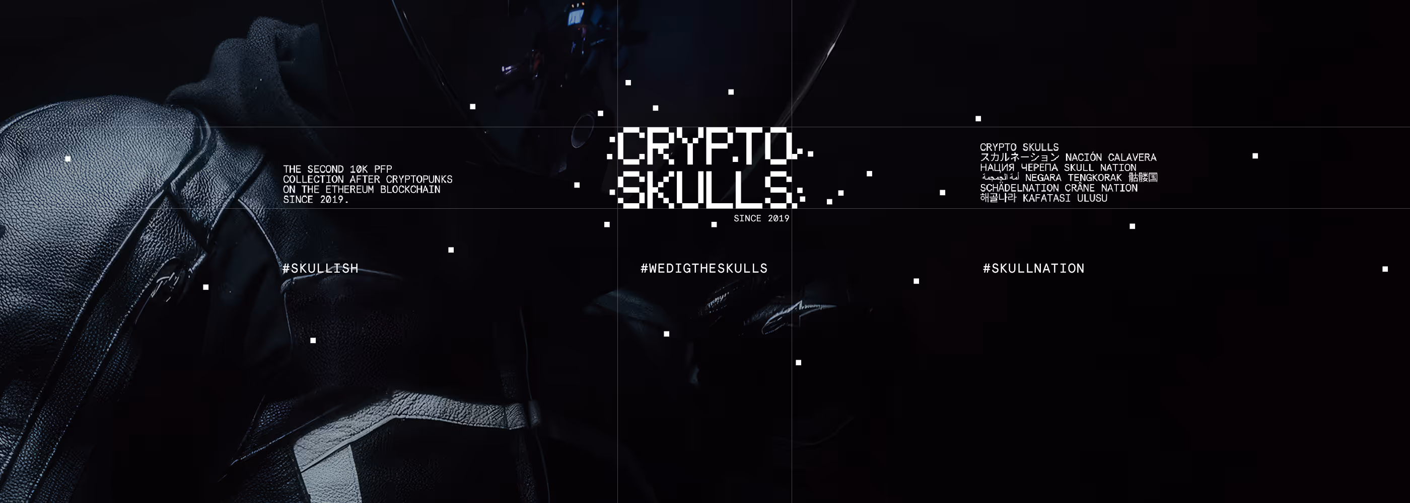 CryptoSkulls banner