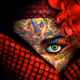 Body painting  Pop Grafiti oil paint in the new world