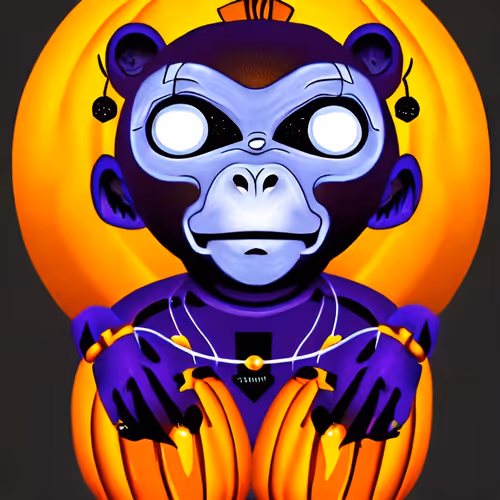 Halloween Space Monkey Edition