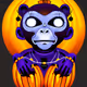 Halloween Space Monkey Edition