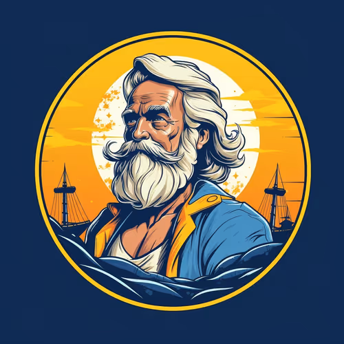 OLD SAILOR UNDER THE MOON