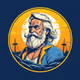 OLD SAILOR UNDER THE MOON