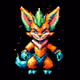 Pixels Foxes