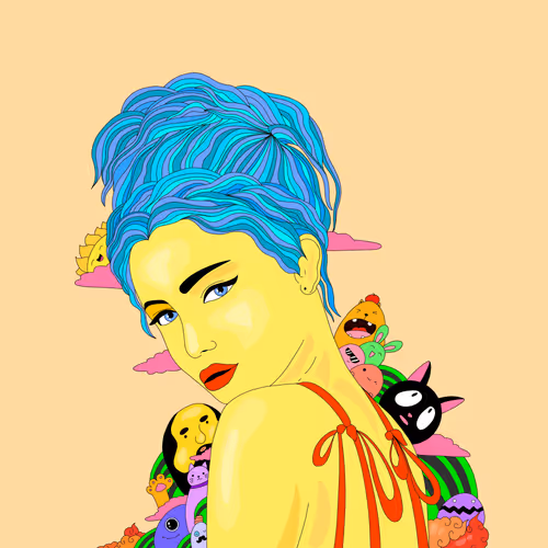 Doodled queens - old