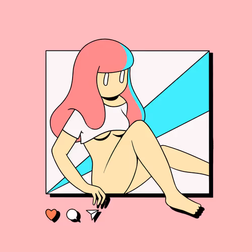 A Study of Shapes and Colours