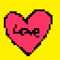 Pixelove Heart Art