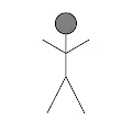 Perfectly Symmetrical Stick Figure Collection