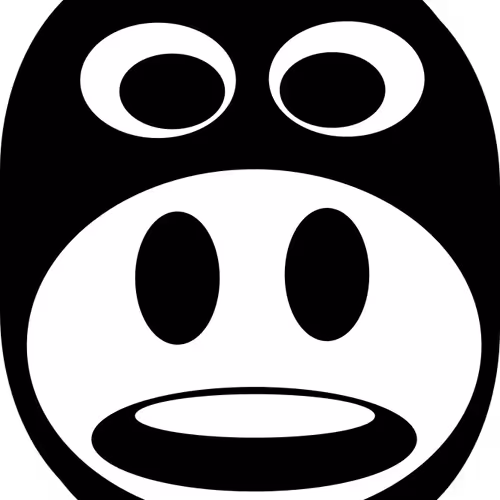 spooky disfigured face