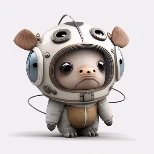 imaginary creatures in space