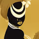True African black Lady.