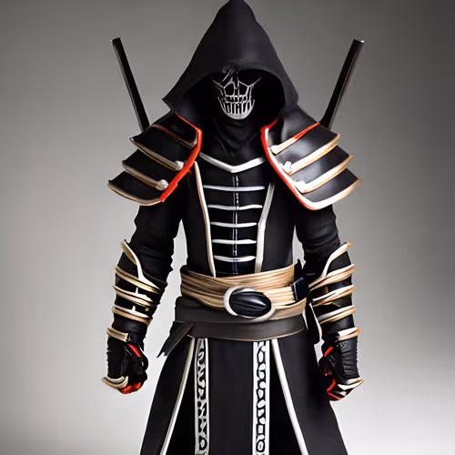 Ninja Skeleton #RST001