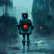 BITOBOT IN THE RAIN