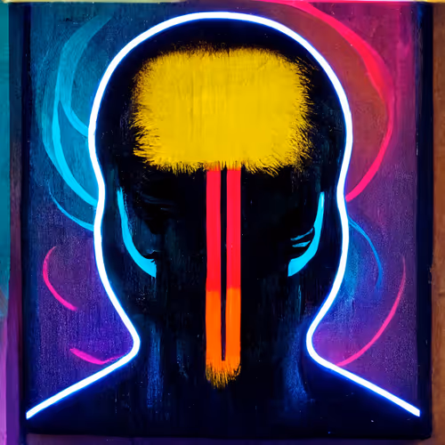 Abstract Neon by Alan