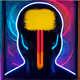 Abstract Neon by Alan