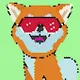 Low Effort Pixel Doge - Hand Drawn
