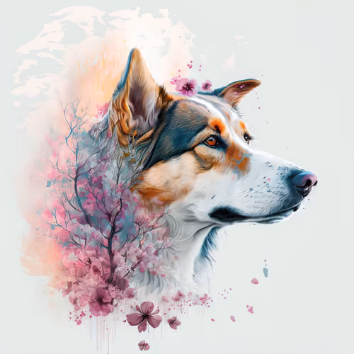 Portraits of your pets in watercolor