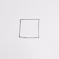 100 Attempts at Drawing a Square with Eyes Closed