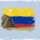 Colombia in paint