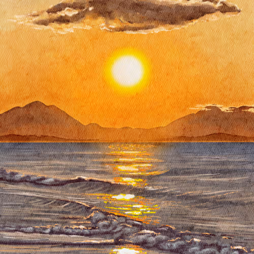 Digital watercolor by Galina Goryachaya