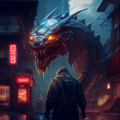 Cyber Dragon by Moro