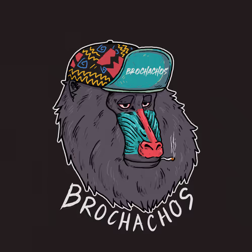 Bored Baboons Head Bust - old