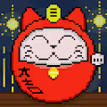 Lucky pixel cats
