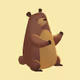 The Hat bears and friends