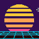 colorful sun Pixel - old