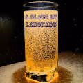 A glass of lemonade