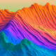 100 Multicolour Mountains