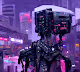 Futuristic city runner