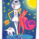 Space Girl and Cat Series - AI V2