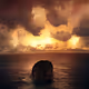 Sunsets of the unknown world - old