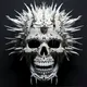 Spiked Skulls by SmokeSolid