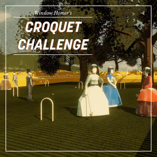 Winslow Homer’s Croquet Challenge by Mitchell F. Chan