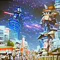 Anime City Concept art