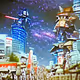 Anime City Concept art