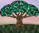 The Tree of Life with Stained Glass Seasons